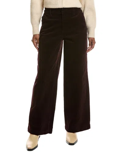 Avec Les Filles Corduroy Pant In Burgundy
