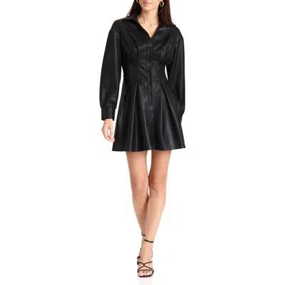 Avec Les Filles Corset Dress In Black