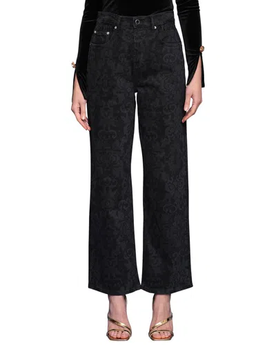 Avec Les Filles Denim Pant In Black
