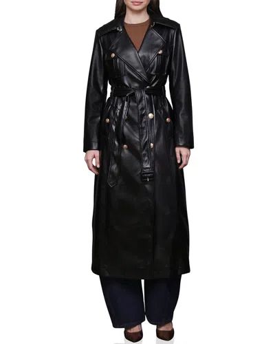 AVEC LES FILLES AVEC LES FILLES DOUBLE BREASTED TRENCH COAT