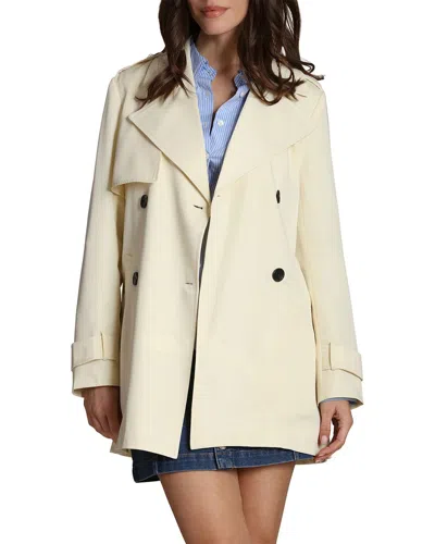 Avec Les Filles Double Breasted Trench In Neutral