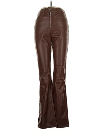 Pre-owned Avec Les Filles Dress Pants In Brown