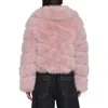 Avec Les Filles Faux Fur Crop Jacket
