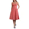 Avec Les Filles Fit And Flare Sweetheart Dress