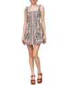 Avec Les Filles Fit & Flare Tie Strap Dress