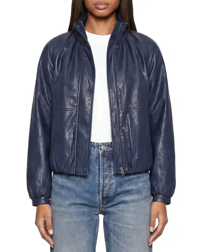 Avec Les Filles High Funnel Neck Balloon Bomber Jacket