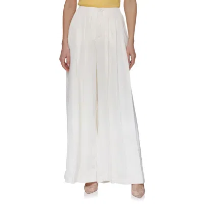 Avec Les Filles High Waist Pleated Wide Leg Pants