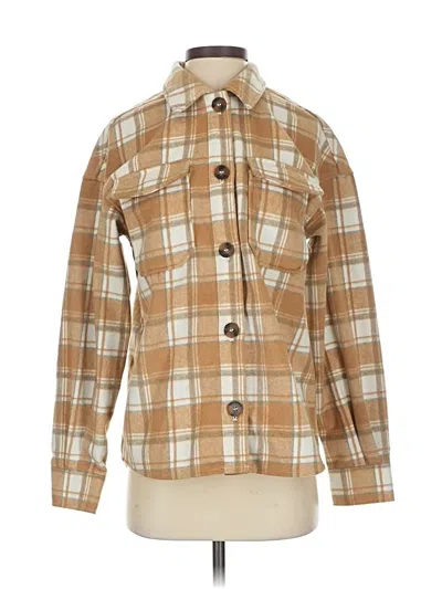 Pre-owned Avec Les Filles Jacket In Brown