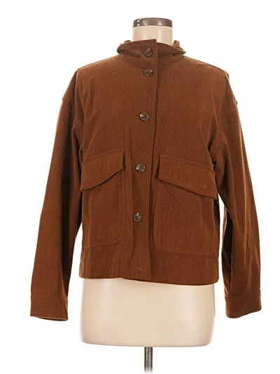 Pre-owned Avec Les Filles Jacket In Brown