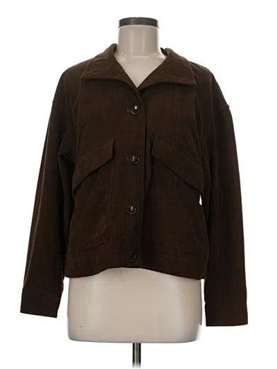 Pre-owned Avec Les Filles Jacket In Brown