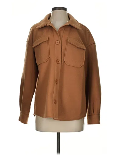 Pre-owned Avec Les Filles Jacket In Brown