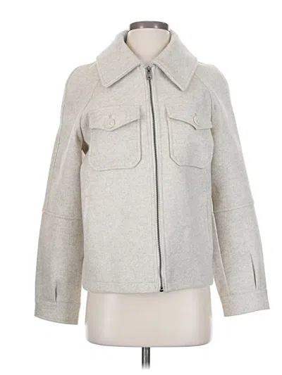 Pre-owned Avec Les Filles Jacket In Gray