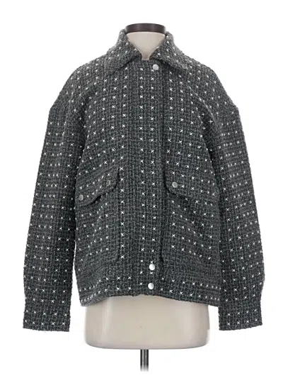 Pre-owned Avec Les Filles Jacket In Gray