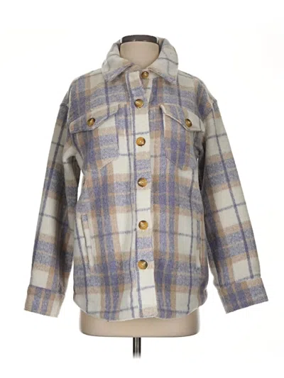 Pre-owned Avec Les Filles Jacket In Gray