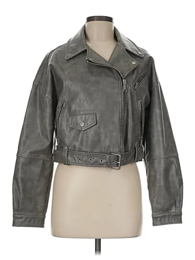 Pre-owned Avec Les Filles Jacket In Gray