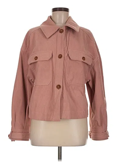 Pre-owned Avec Les Filles Jacket In Pink