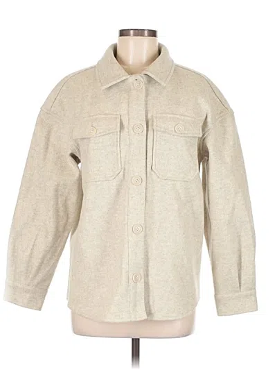 Pre-owned Avec Les Filles Jacket In Tan