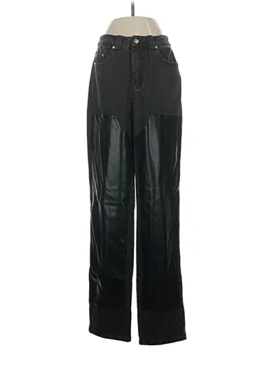 Pre-owned Avec Les Filles Jeans In Black