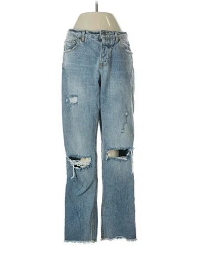 Pre-owned Avec Les Filles Jeans In Blue
