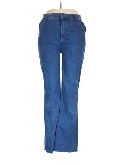 Pre-owned Avec Les Filles Jeans In Blue