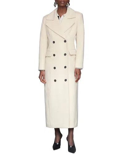 AVEC LES FILLES AVEC LES FILLES MAXI DOUBLE BREASTED WOOL-BLEND COAT