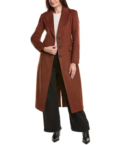 Avec Les Filles Medium Trench Coat In Brown