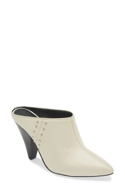 Avec Les Filles Mia Studded Mule In Ivory