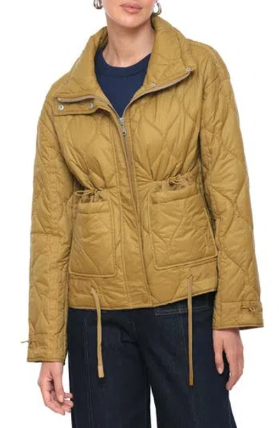 Avec Les Filles Onion Quilted Jacket In Olive