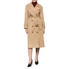 Avec Les Filles Oversize Lightweight Trench Coat In Brown