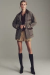 Avec Les Filles Oversized Blazer Jacket In Brown