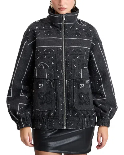 Avec Les Filles Oversized Bomber Jacket