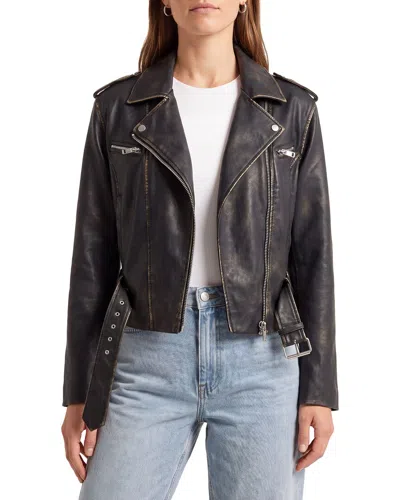 Avec Les Filles Oversized Cropped Jacket In Black