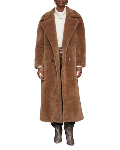 AVEC LES FILLES OVERSIZED TEDDY FAUX FUR COAT