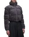 Avec Les Filles Puffer Coat In Gray