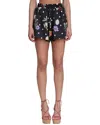Avec Les Filles Pull On Shorts In Black