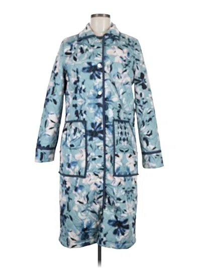 Pre-owned Avec Les Filles Raincoat In Blue
