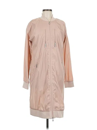 Pre-owned Avec Les Filles Raincoat In Pink