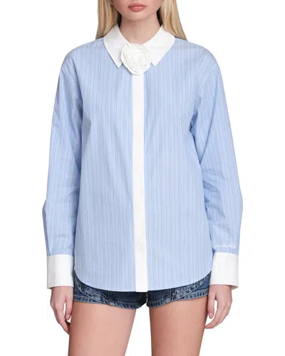 Avec Les Filles Rose French Cuff Menswear Shirt