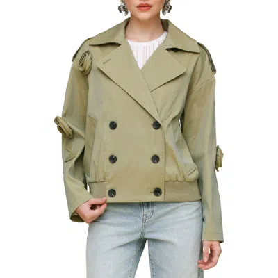 AVEC LES FILLES AVEC LES FILLES ROSETTE TRENCH BOMBER JACKET