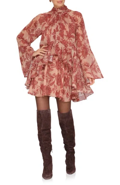 AVEC LES FILLES AVEC LES FILLES RUFFLE TIERED DRESS