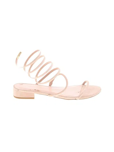 Pre-owned Avec Les Filles Sandals In Pink