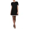 Avec Les Filles Women's Embellished A-line Dress In Black