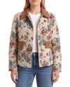 Avec Les Filles Short Chore Jacket In Multi