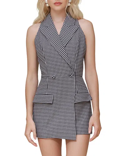 AVEC LES FILLES SLEEVELESS BLAZER ROMPER