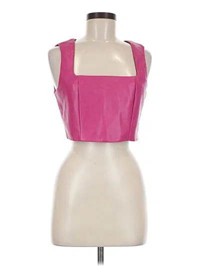 Pre-owned Avec Les Filles Sleeveless Blouse In Pink