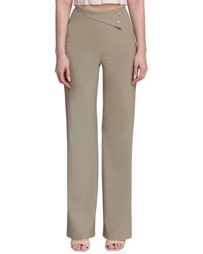 Avec Les Filles Slim Fit Pant In Green