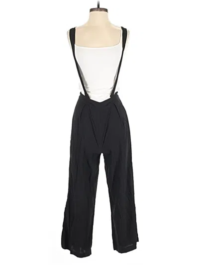 Pre-owned Avec Les Filles Snow Pants With Bib In Black