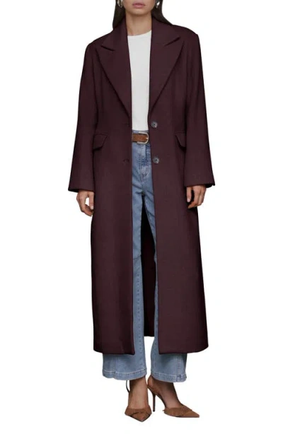Avec Les Filles Strong Shoulder Single Breasted Coat