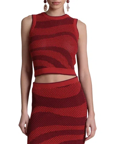 Avec Les Filles Sweater Tank In Multi