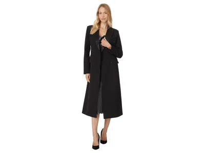 Avec Les Filles Tailored Tuxedo Coat Women's Coat Black: Sm